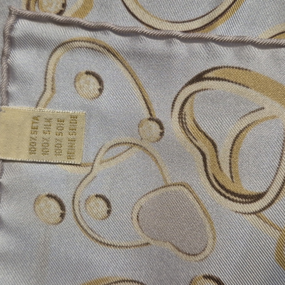 SOLD ** SOLD Brand new Chopard silk scarf/pocket square. - Picture 3 of 4
